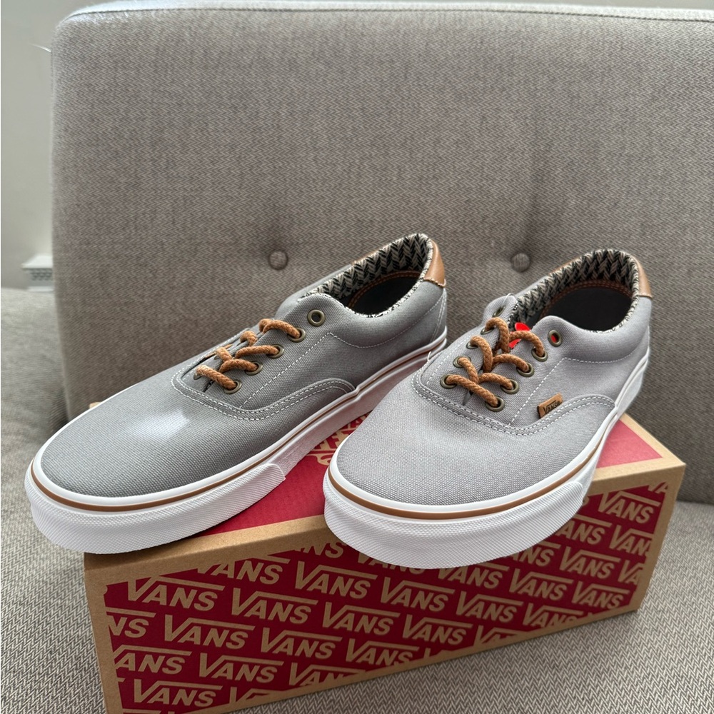 Vans Era Gray Canvas Sneakers